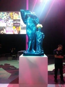 Statue at Party